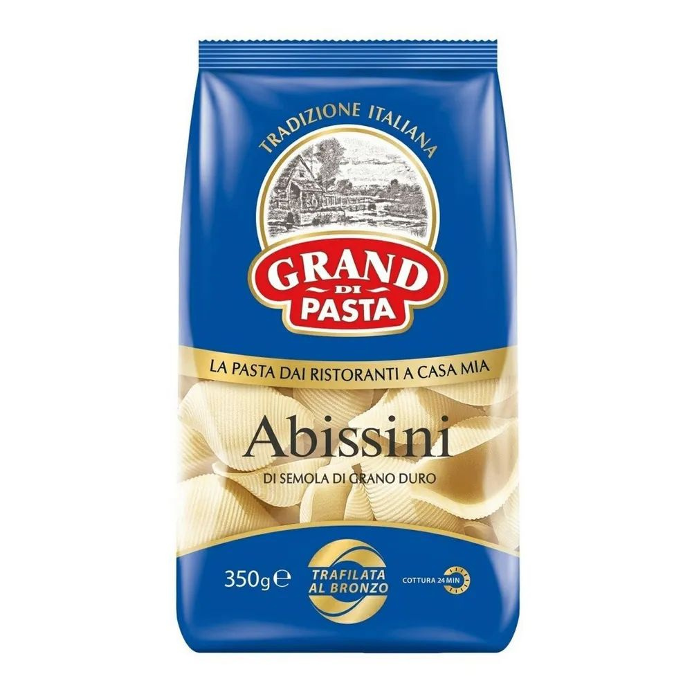 Макаронные изделия Grand di Pasta Abissini Ракушки 350 г #1