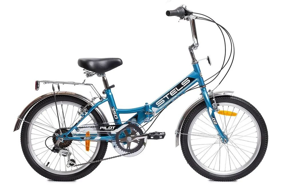 Велосипед складной взрослый / подростковый Stels Pilot 350 20" Z010, 6 скоростей, переключение SHIMANO #1
