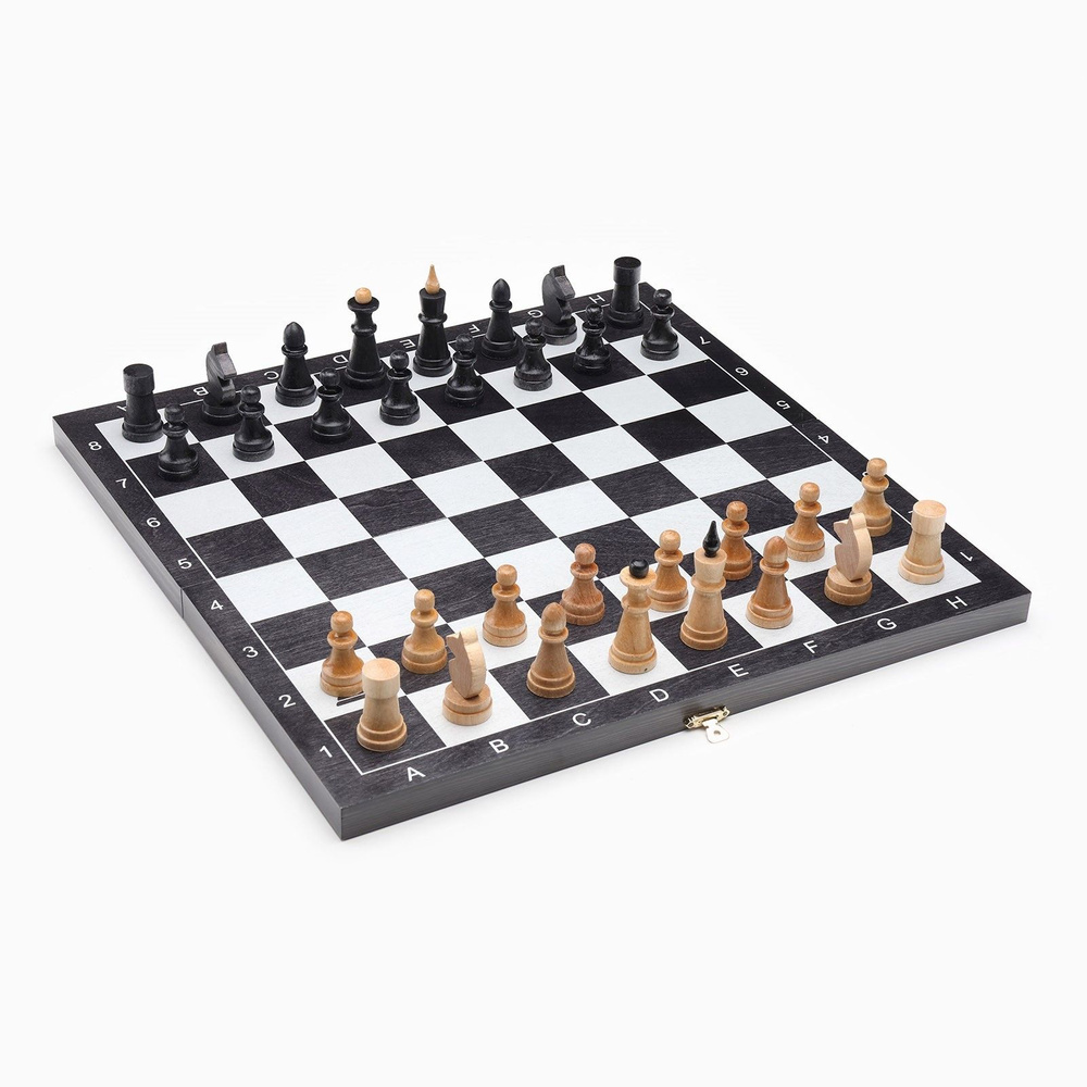 Настольная игра 3 в 1 "Классика": нарды, шахматы, шашки, доска 40 х 40 см  #1