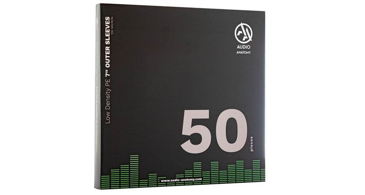 Внешние полупрозрачные конверты для виниловых пластинок 7" Audio Anatomy PE LOW DENSITY OUTER SLEEVES, #1