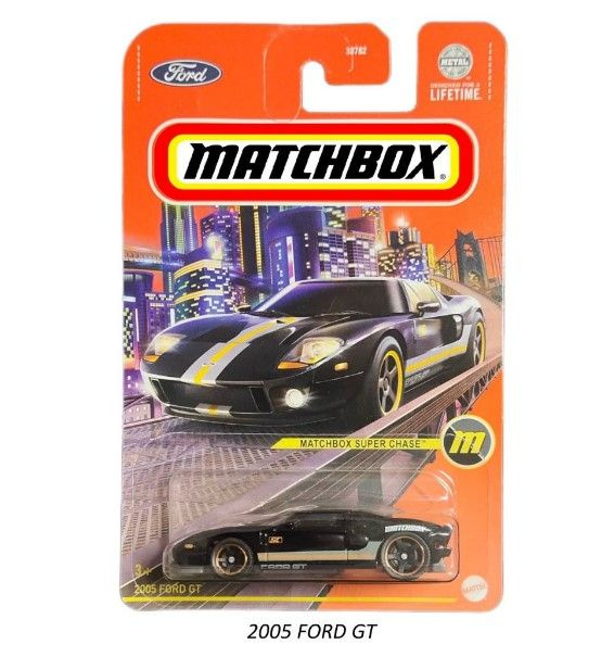 Машинка для мальчиков игрушка Matchbox модель 2005 FORD GT 30782_HXN59  #1