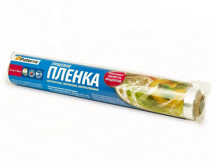 Пленка пищевая PATERRA для продуктов, готовых блюд 30см х 100м  #1