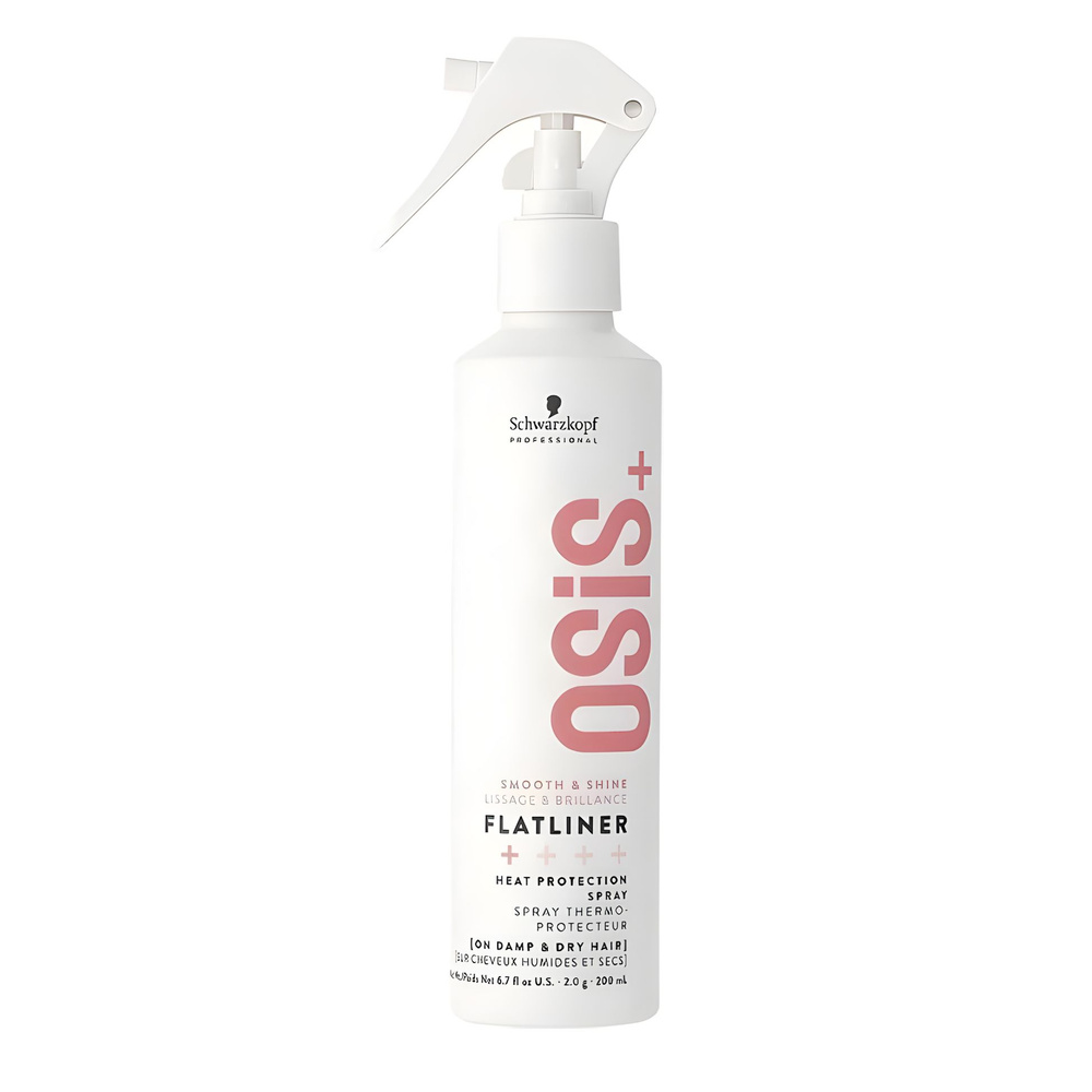 SCHWARZKOPF PROFESSIONAL Термозащитный спрей Osis Flatliner для волос, 200 мл.  #1