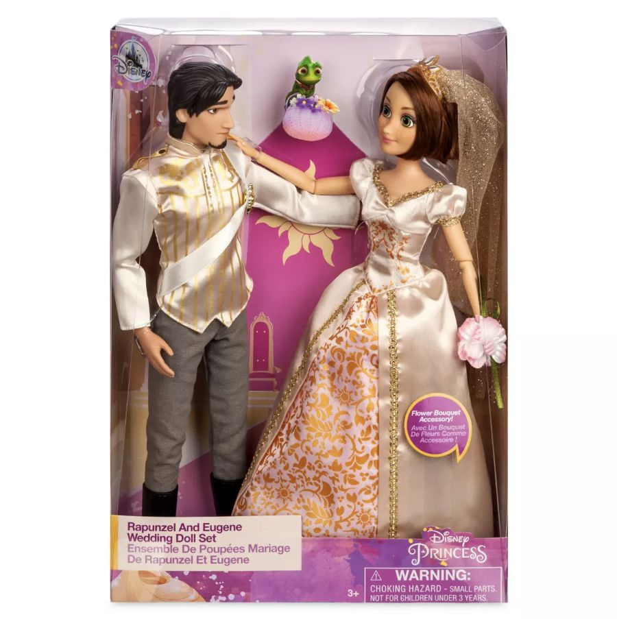 Игровой набор кукол Рапунцель и Юджин Дисней Свадебный набор - Disney Store Toys & Plush Toys Dolls Rapunzel #1