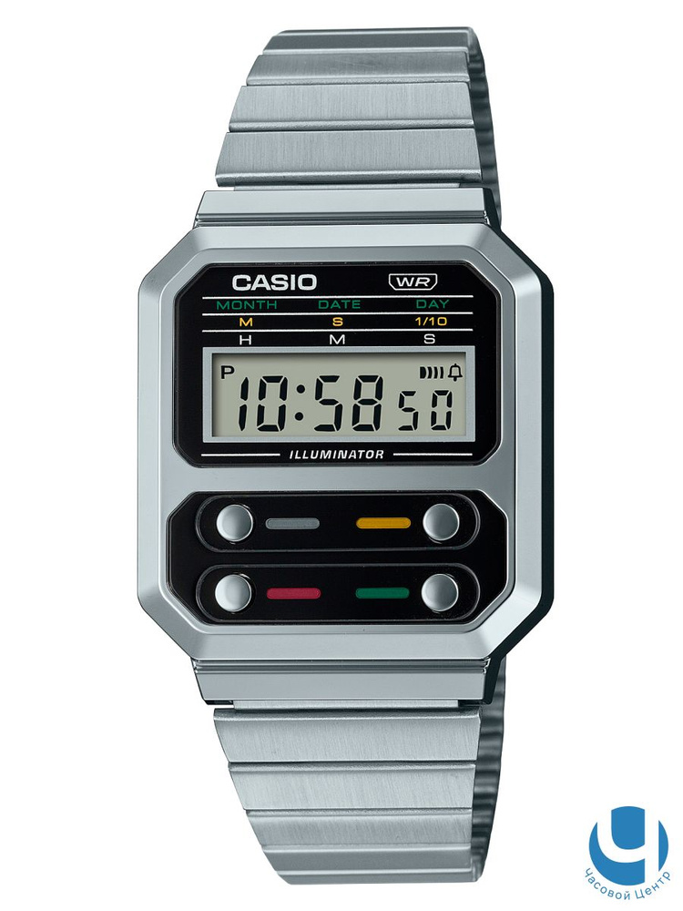 Японские наручные часы Casio Vintage A100WE-1A #1