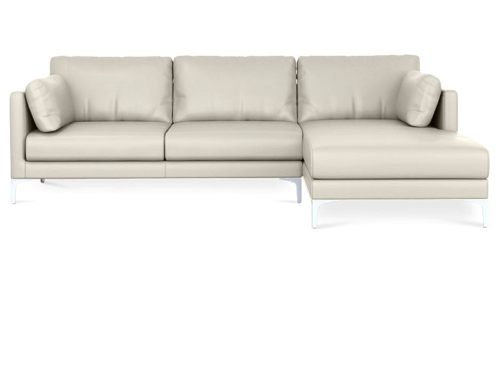 Диван угловой из экокожи Nappa Кларке C982643R, CL114, chrome - купить ...