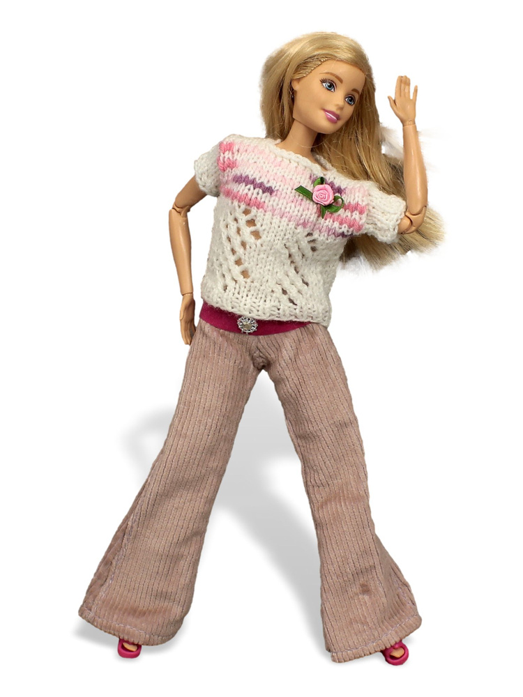 Джемпер и брюки для кукол 29 см. #1