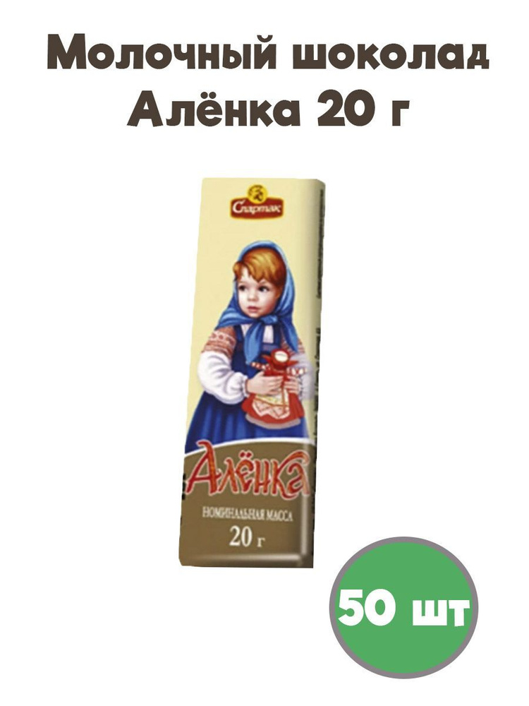 Шоколад молочный Аленка 50 штук #1