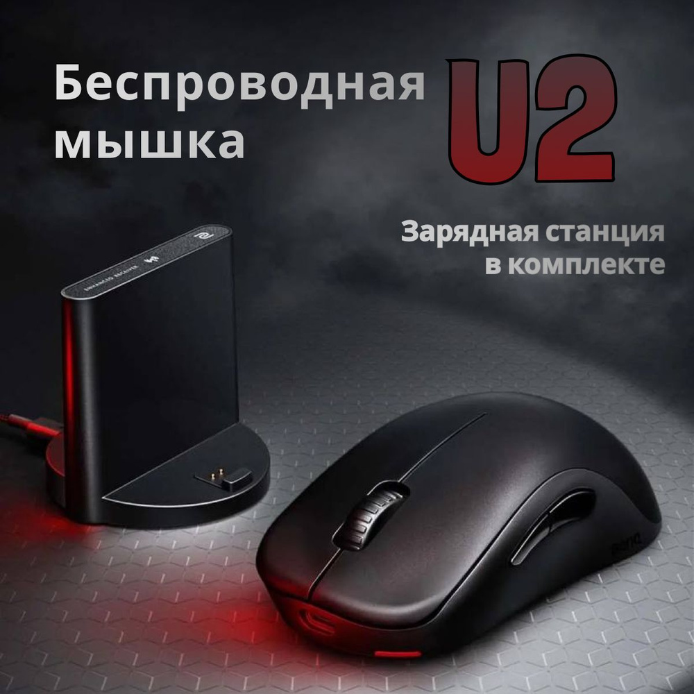 Zowie by BENQ Игровая мышь беспроводная Zowie U2, черный #1