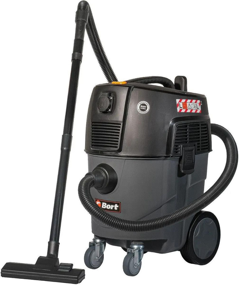 Строительный пылесос Bort BAX-1530M-Smart Clean, черный 93410020 #1