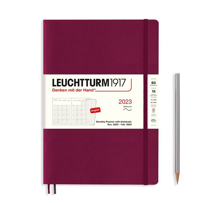 Leuchtturm1917 Планнер Полудатированный B5 (17.6 × 25 см), листов: 90  #1