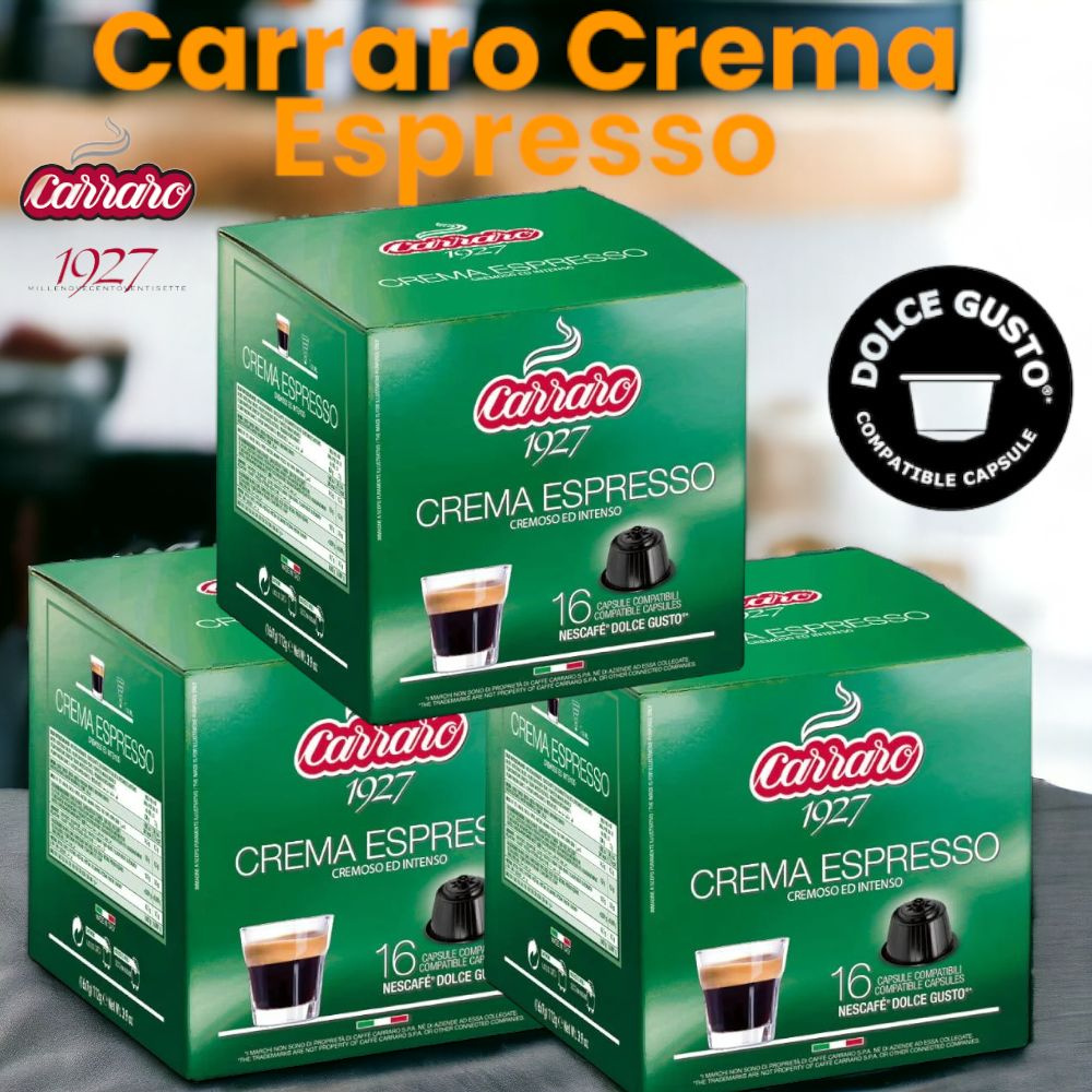 Кофе в капсулах Carraro Crema Espresso для Dolce Gusto 3 уп #1