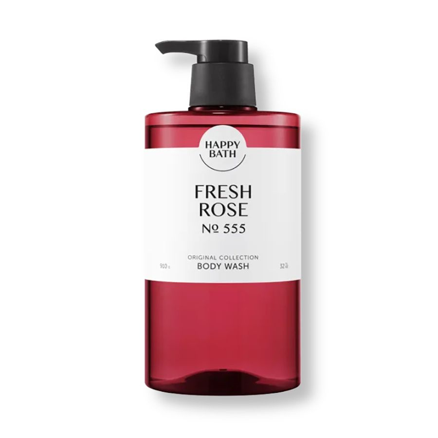 Парфюмированный гель для душа с ароматом свежей розы Happy Bath Original Collection Body Wash Fresh Rose #1