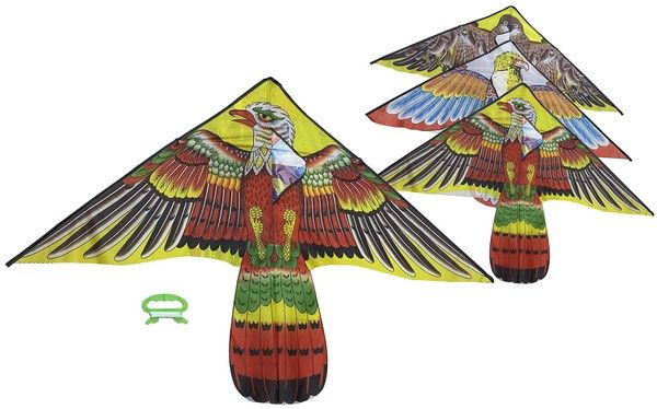 Воздушный змей "Орёл" цвета микс, размер в собранном виде: 130*90 см, в/п 90 см  #1
