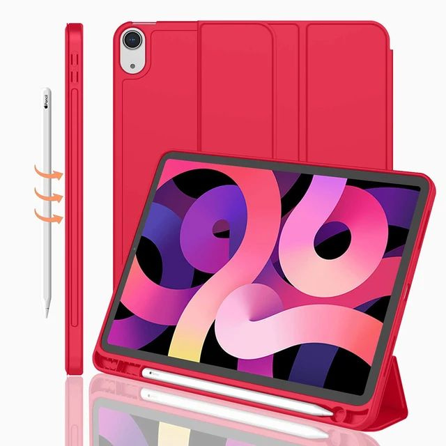 Чехол для iPad 10 10.9 Тройное Cложение ModMac TPU Case Red #1