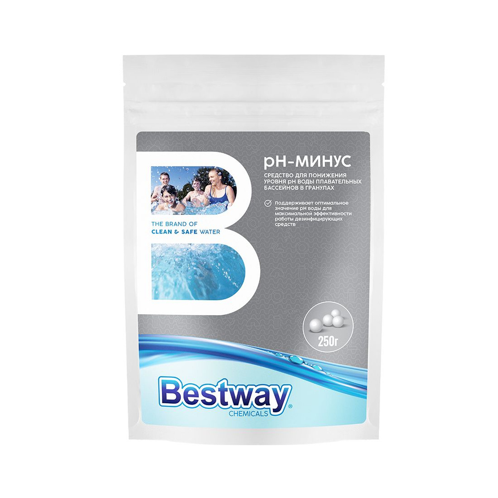 Химия для бассейна Bestway Chemicals pH-минус гранулы 250гр. B1909213 #1