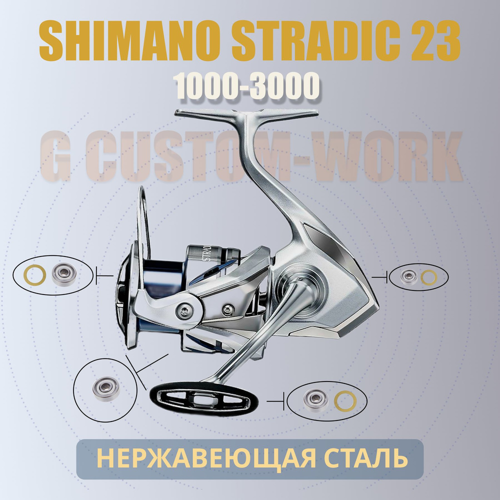 Набор для апгрейда катушки Shimano Stradic 23 1000-3000( нержавеющая сталь)  #1