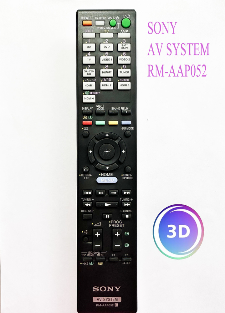 Пульт SONY AV SYSTEM RM-AAP052 #1