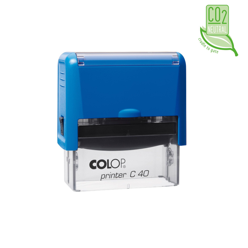Colop Printer C 40 Compact оснастка для штампа 59 х 23 мм со сменной подушкой цвет СИНИЙ  #1