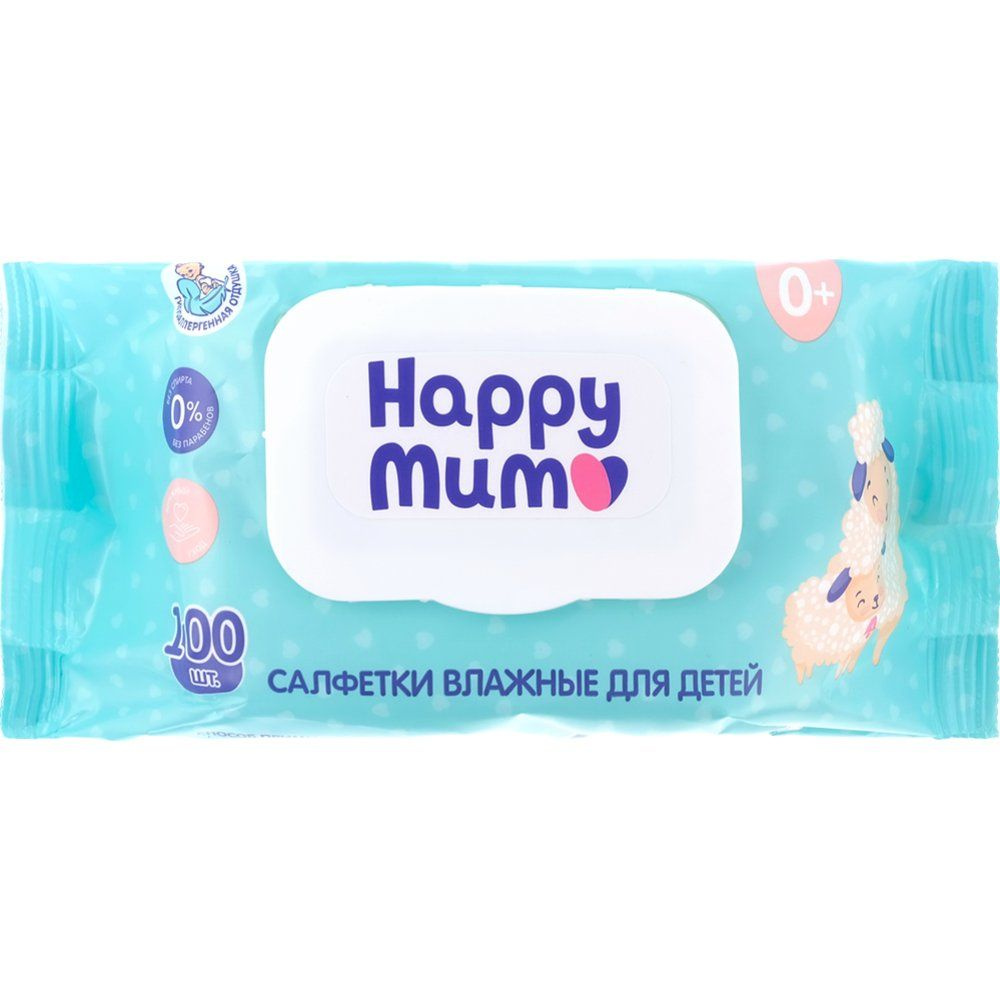 Happy Mum Влажные салфетки 100 шт #1