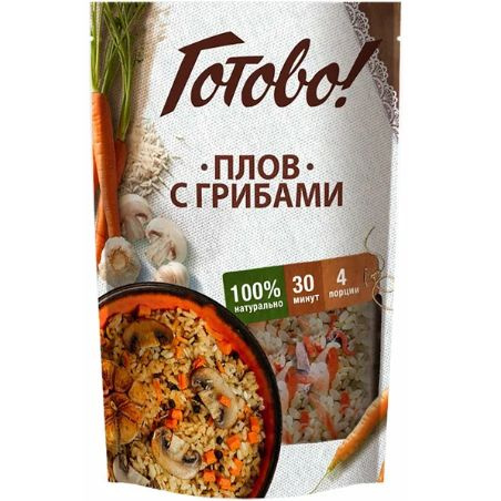 "Готово" Плов с грибами 250гр.*2уп. #1