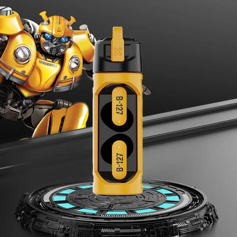 Беспроводные наушники Monster, трансформеры TF-T11 Bumblebee TWS Bluetooth 5,4 (желтые)  #1