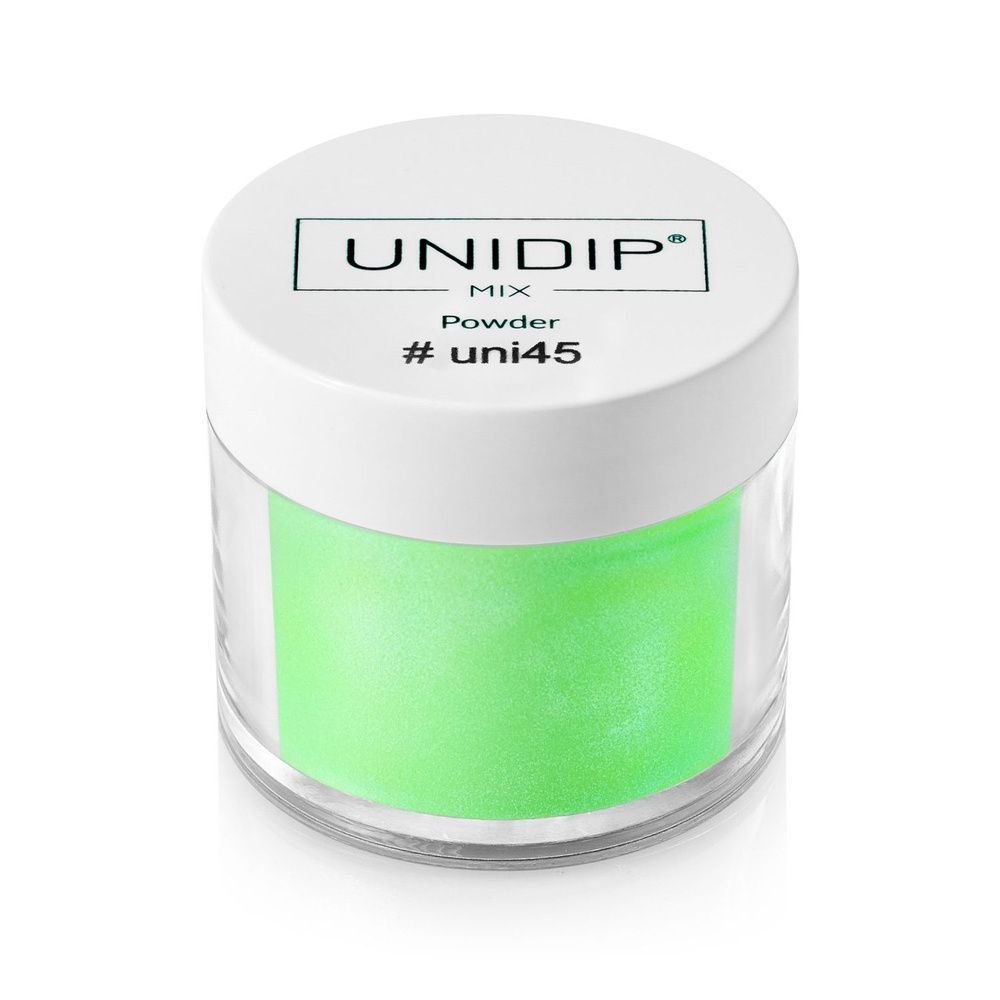 UNIDIP #uni45 Дип-пудра для покрытия ногтей без УФ 24 г #1