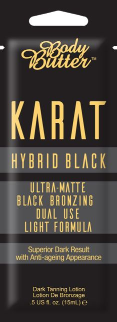 Ультра темный бронзатор и активатор коллагена Body Butter Karat Hybrid Black (15 мл)  #1