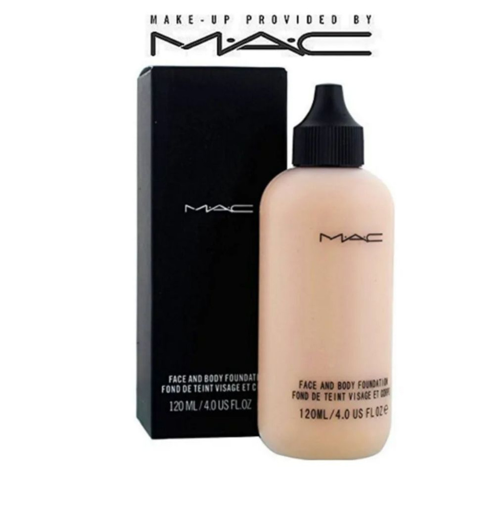 Тональная основа MAC "Face and Body Foundation" для лица тональный крем оттенок С3 "Слоновая кость, розоватый #1