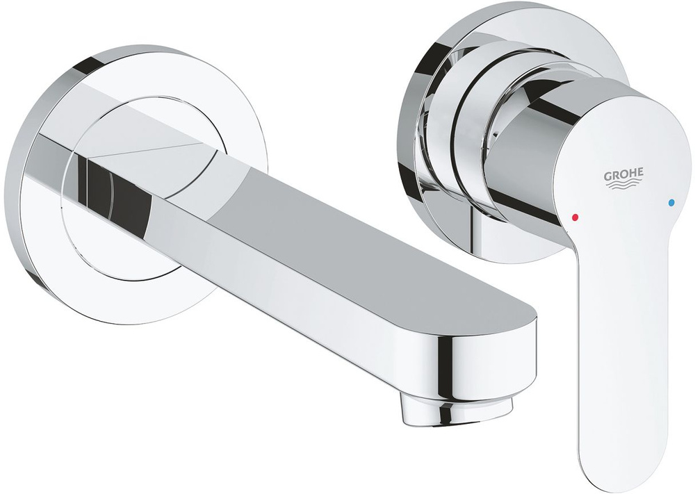 Смеситель Grohe BauEdge 20474000 с внутренней частью, для раковины  #1