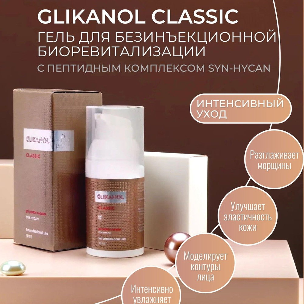 La Beaute Medicale Glikanol Classic Гель для безинъекционной биоревитализации с пептидным комплексом #1