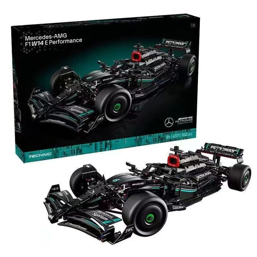 Конструктор 66601 "Гоночный автомобиль Mercedes-AMG F1 W14 E Performance", 1642 детали  #1