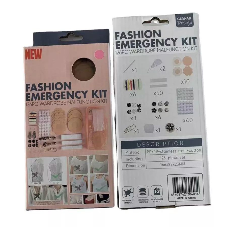 Набор для ремонта одежды FASHION EMERGENCY KIT 126 предметов / Швейный ремонтный набор  #1