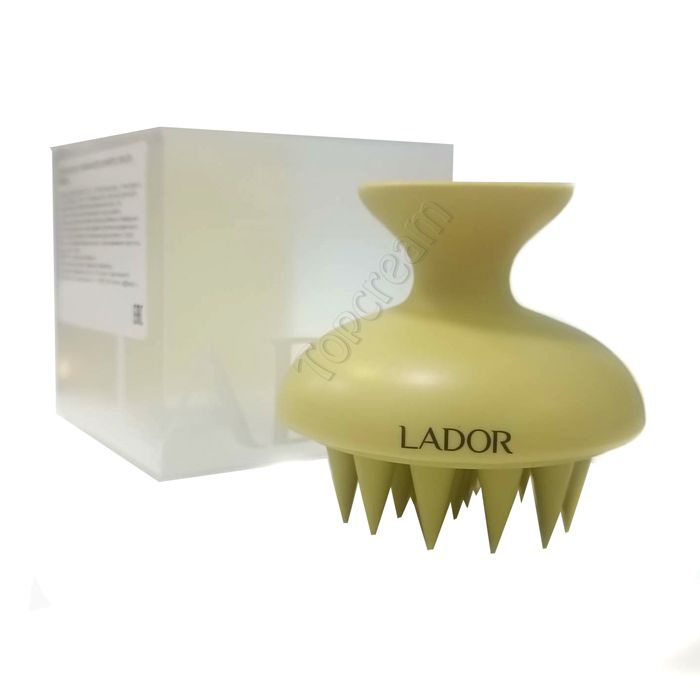 Lador Щетка-массажер для мытья волос и кожи головы Scalp Massager Shampoo Brush Brown  #1