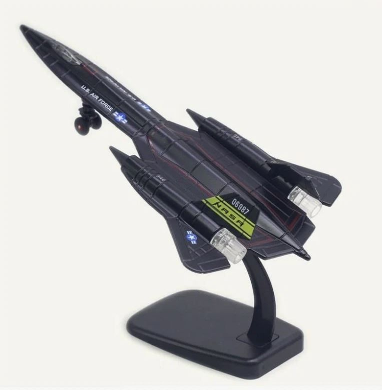 Игрушка Самолет - Blackbird SR-71 металлический #1