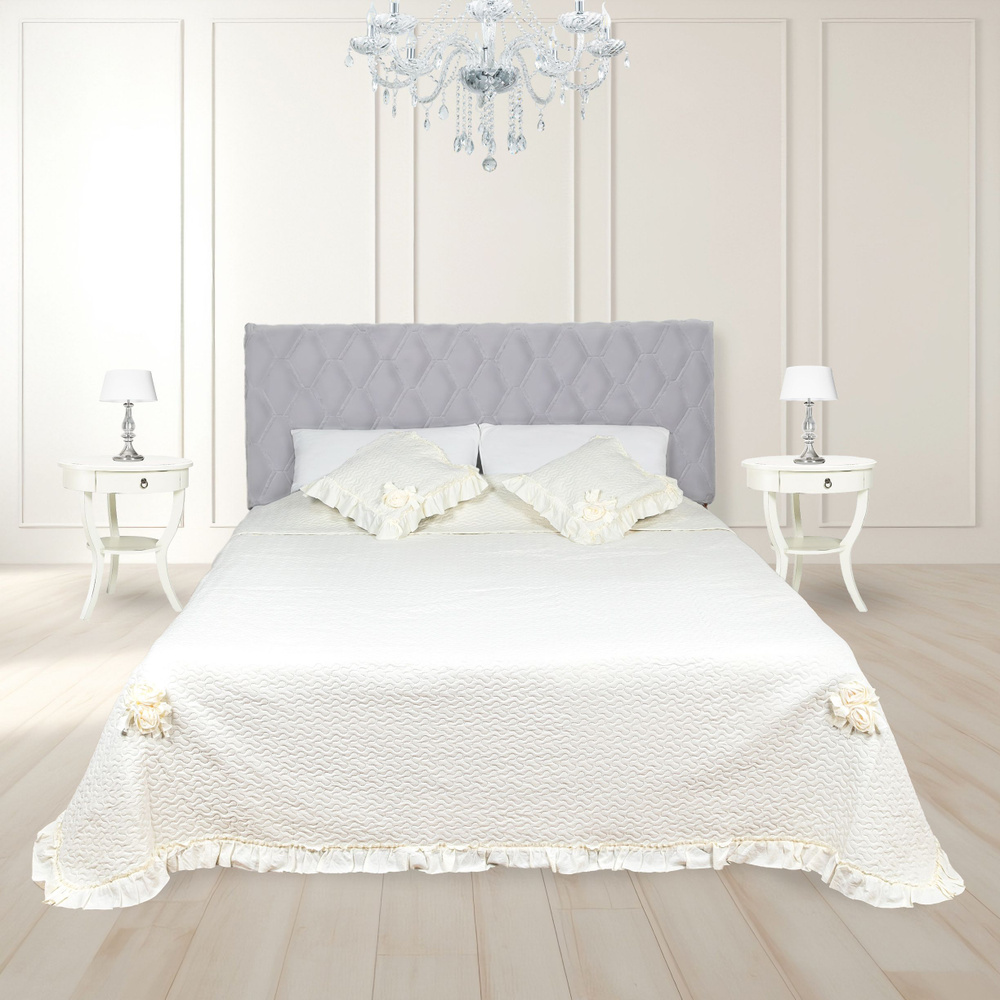 Одеяло - покрывало на кровать 260х260 см стеганное двуспальное, SERVALLI  #1