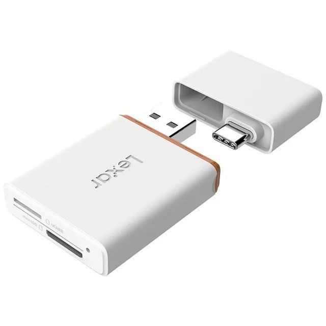 Картридер LEXAR 350UHS-1 Dual Type C/USB A 3.1 for microSD/NM cards #1