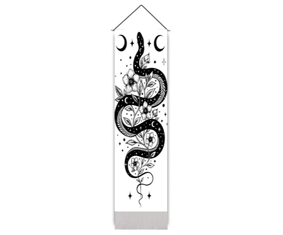 Гобелен "Змея и Цветы", 145  х 32 см #1