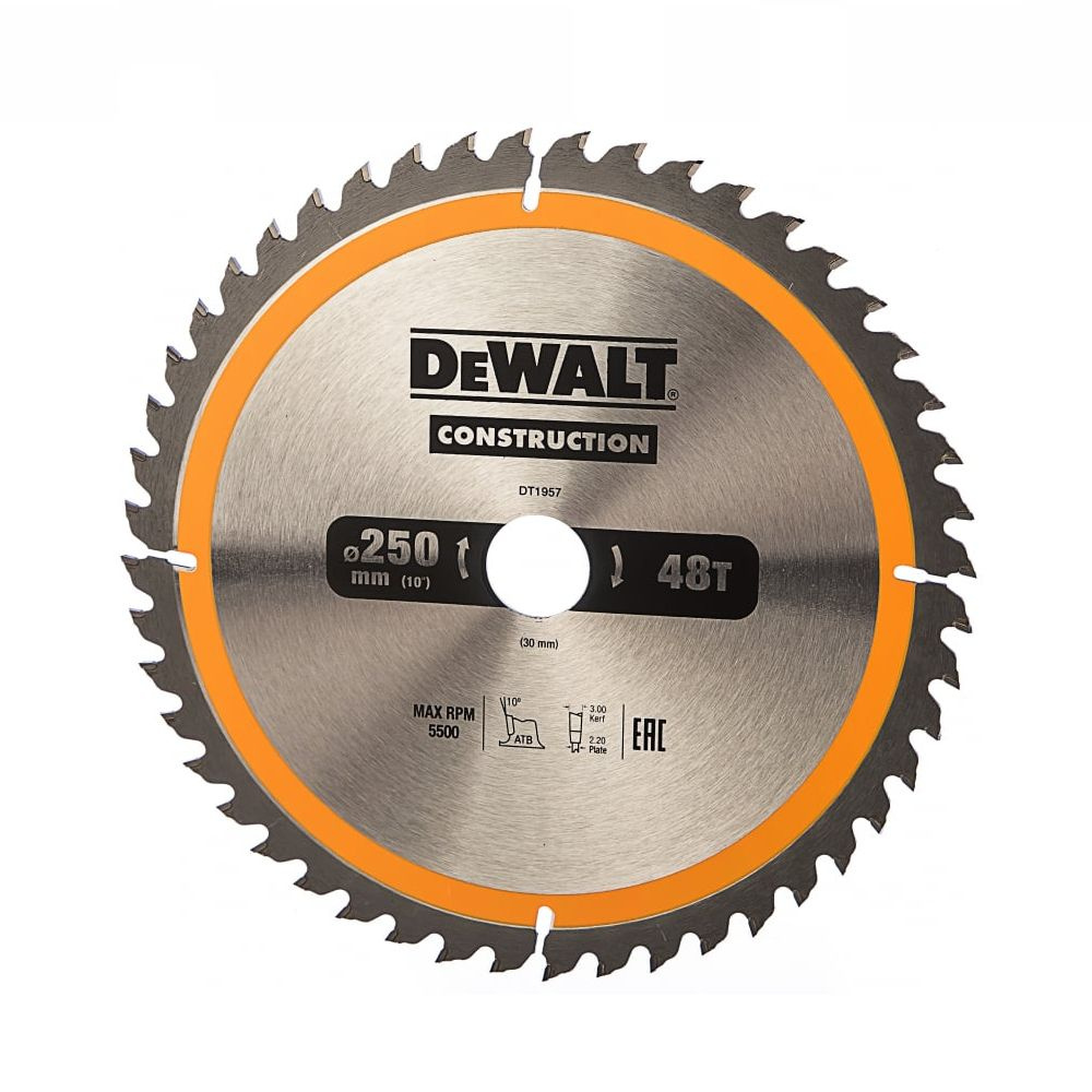 Пильный диск DeWALT CONSTRUCTION DT1957 #1