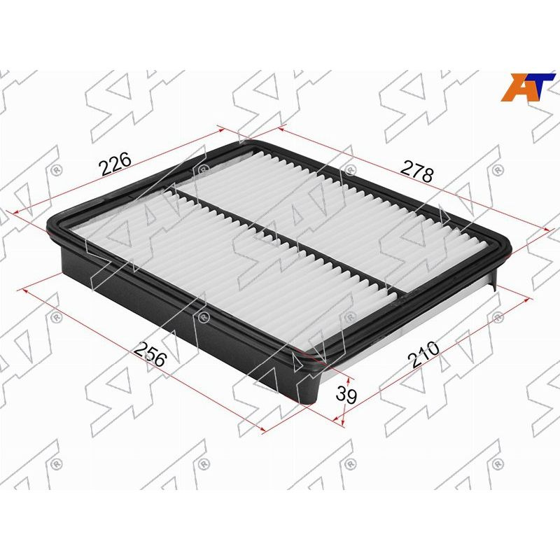 Фильтр воздушный HYUNDAI AZERA 11- SONATA VI 09- KIA OPTIMA 10- SAT ST-28113-3S100, oem 281133S100  #1