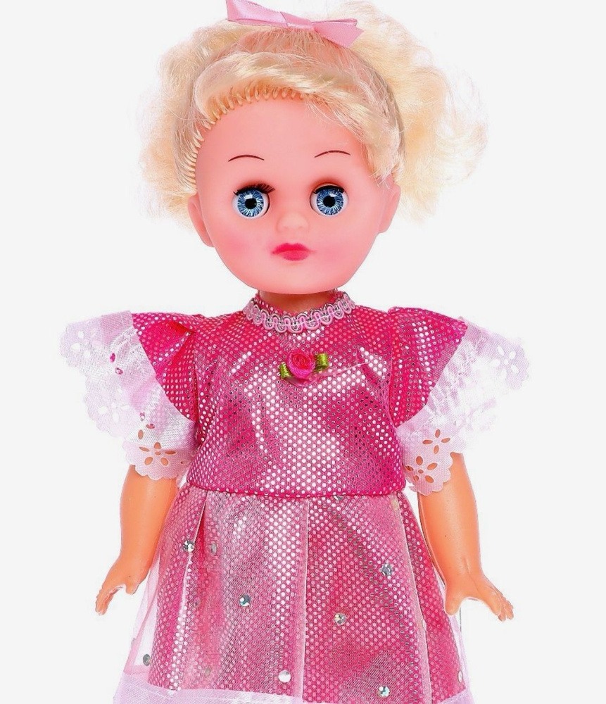 Кукла МУЗЫКАЛЬНАЯ 27 см "Снежа" в платье #1