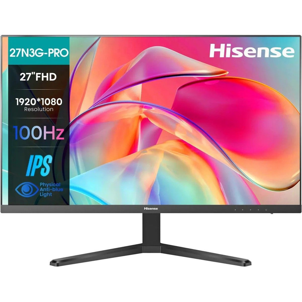 Hisense 27" Монитор 27N3G-PRO, IPS, 1920x1080, 100 Гц, черный #1