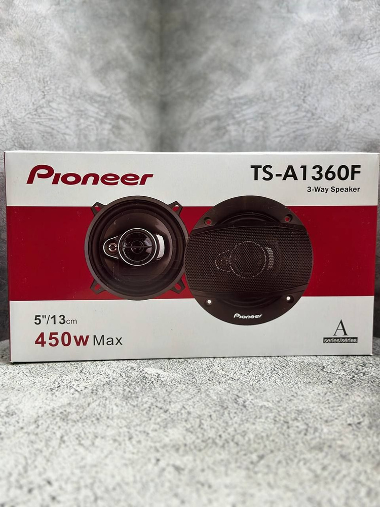 Pioneer TS-A1360F/ Автомобильные колонки. комплект из 2х-шт. Коаксиальная акустика 3-х полосная, 13 См #1