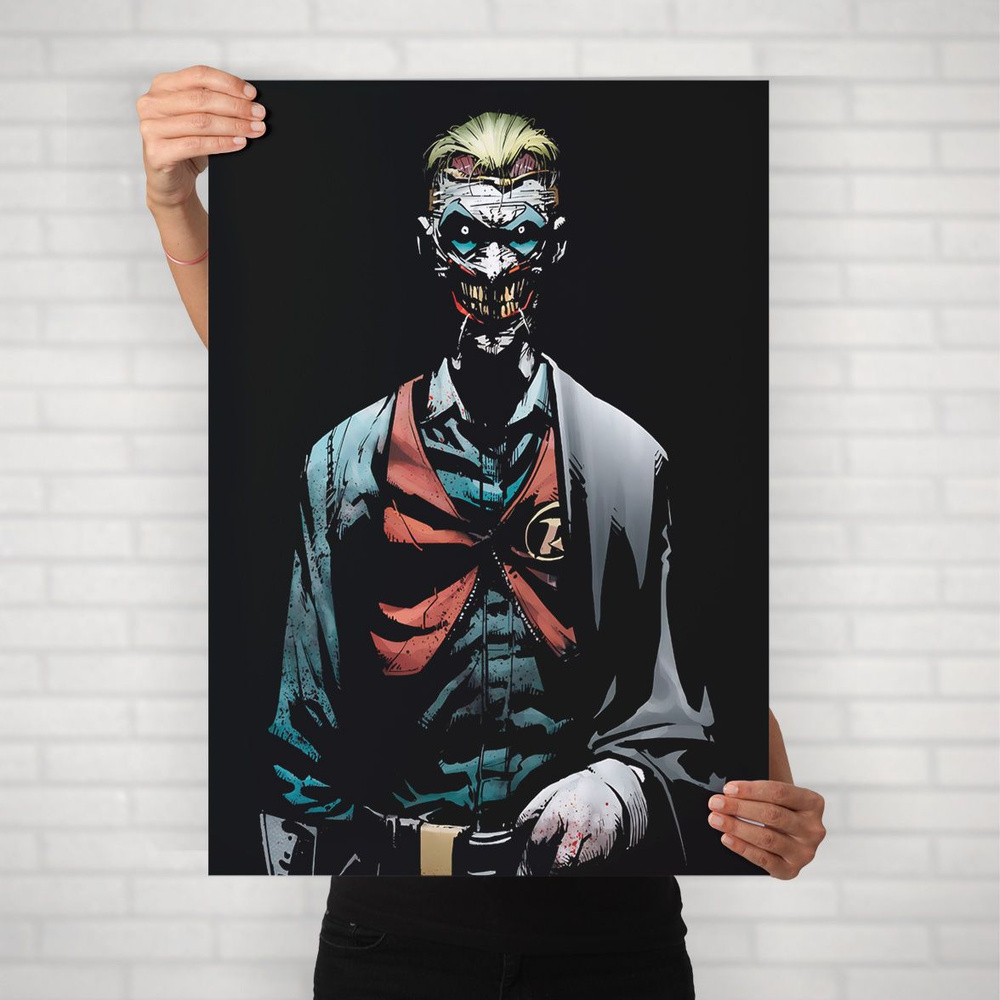 Плакат на стену для интерьера MARVEL и DC (Джокер 9) - Постер по супергеройскому фильму формата А1 (60x84 #1