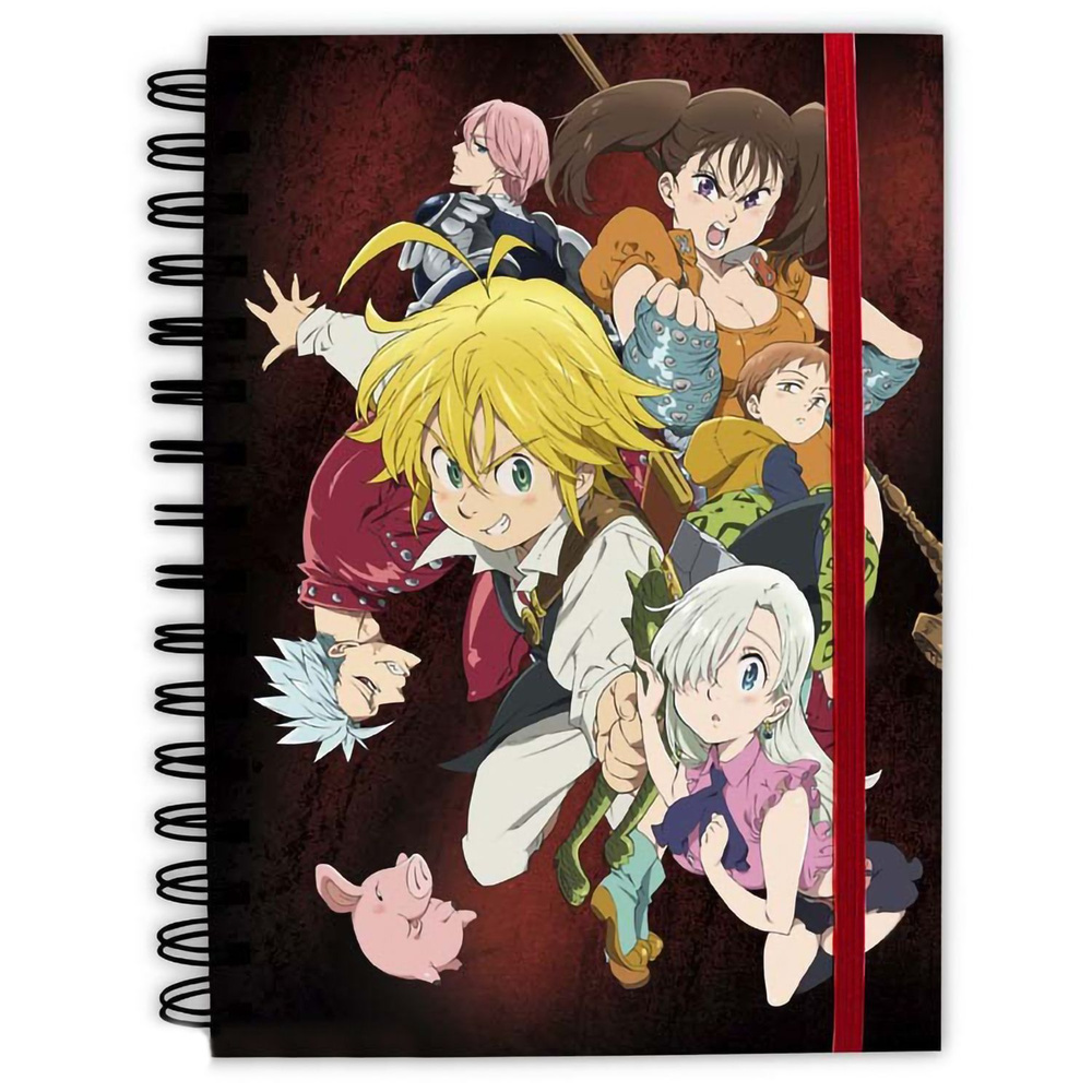 Записная книжка The Seven Deadly Sins Notebook Spirale Meliodas and the Sins X4 #1