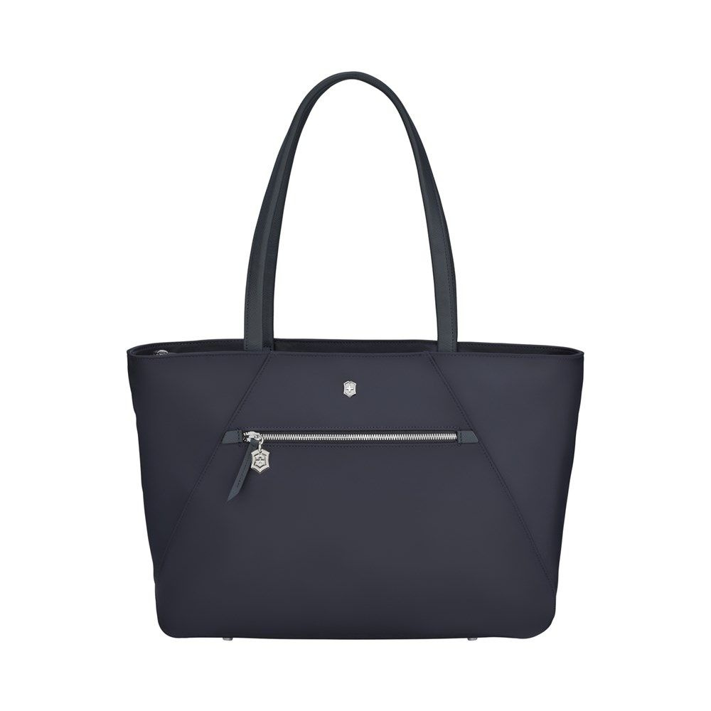 Сумка VICTORINOX Victoria Signature Tote, синяя, нейлон/кожа, 51x15x30 см, 19 л  #1