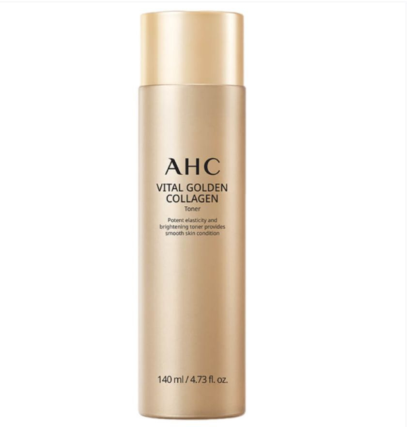 Питательный коллагеновый тонер с золотом AHC Vital Golden Collagen Toner  #1