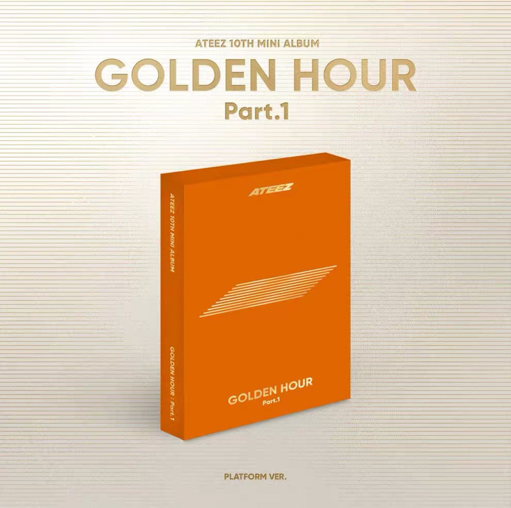 Альбомы- Smart Album ATEEZ 10th Mini Album - GOLDEN HOUR : Part.1 PLATFORM VER. #1