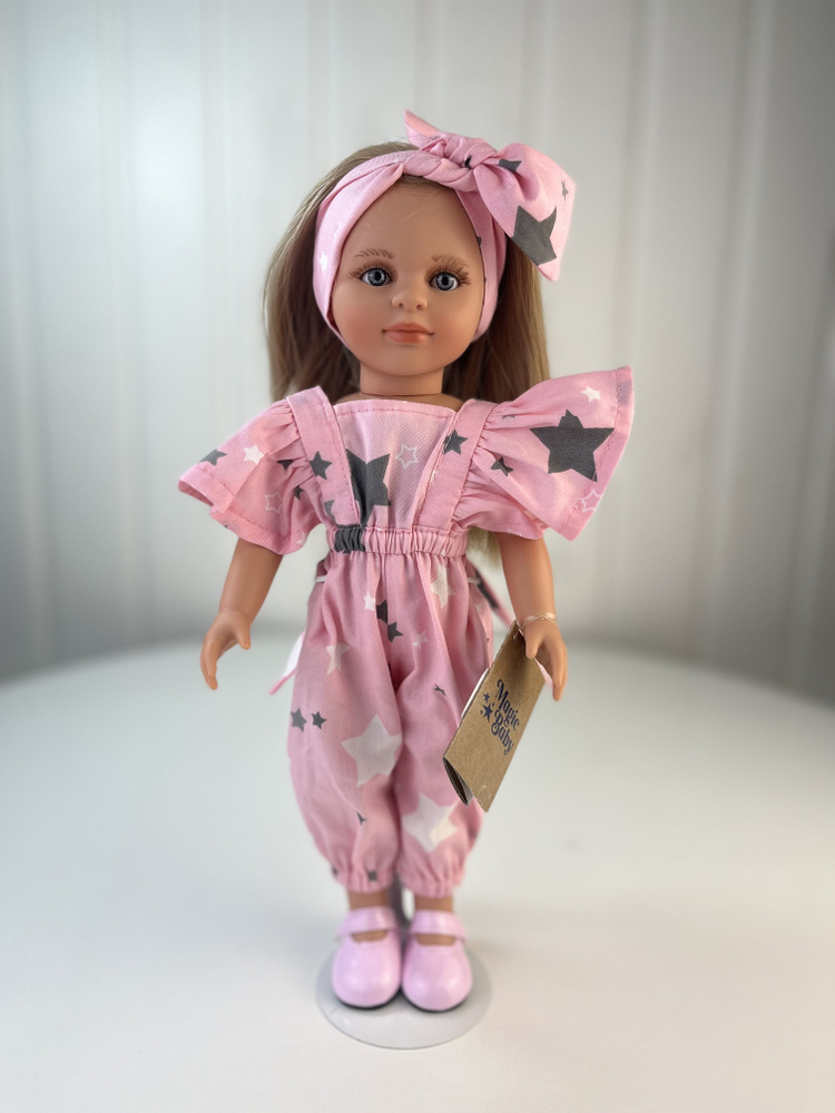 Кукла "Нина", блондинка, в комбинезоне, 33 см, арт. 3305К8 #1