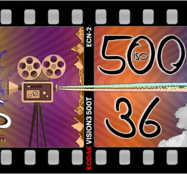 Кино-фотоплёнка цветная, KODAK Vision3 500T ISO 500 (3 шт. х 36 кадров)(Перемотка)  #1